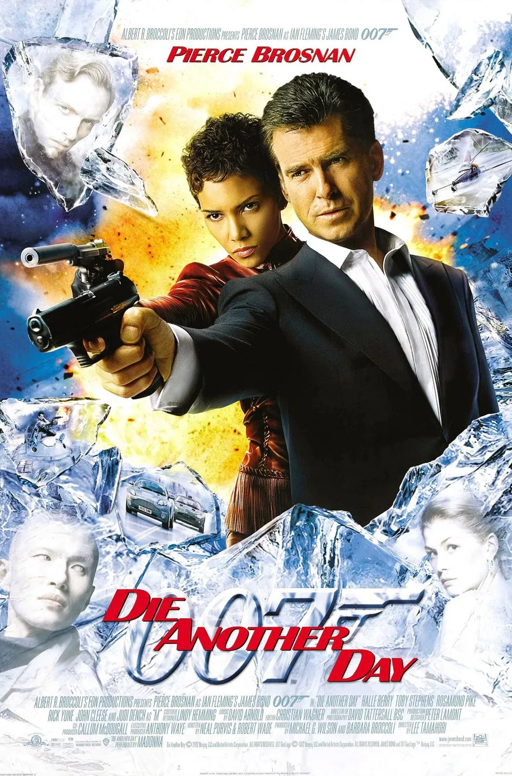 Movie poster for Die Another Day released in 2002