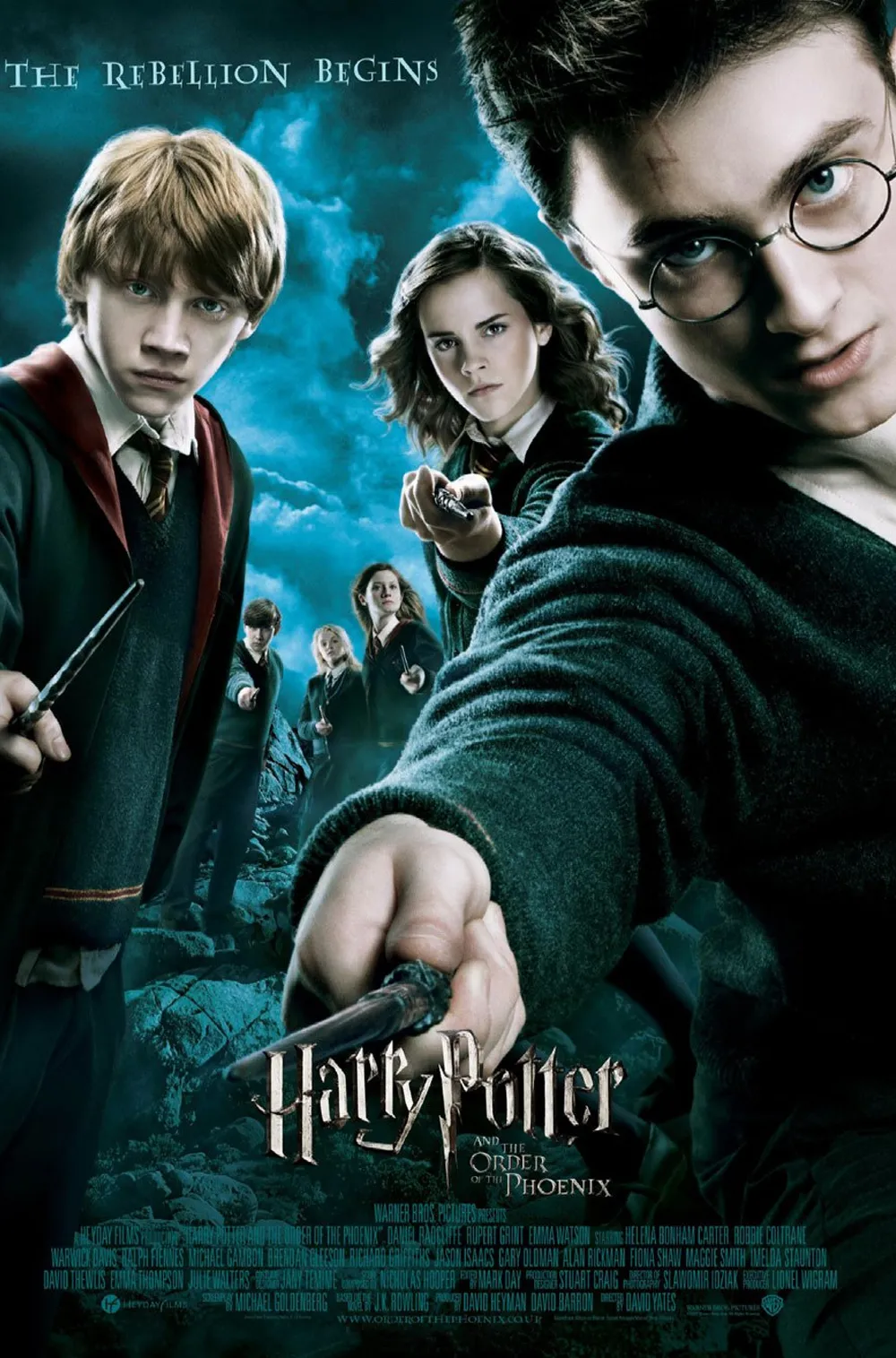 Movie poster for Harry Potter and the Order of the Phoenix released in 2007